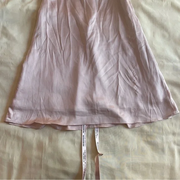NEW! House of CB- Baby Pink Olivette Crystal Satin Corset Maxi Dress Size Small - Picture 5 of 11